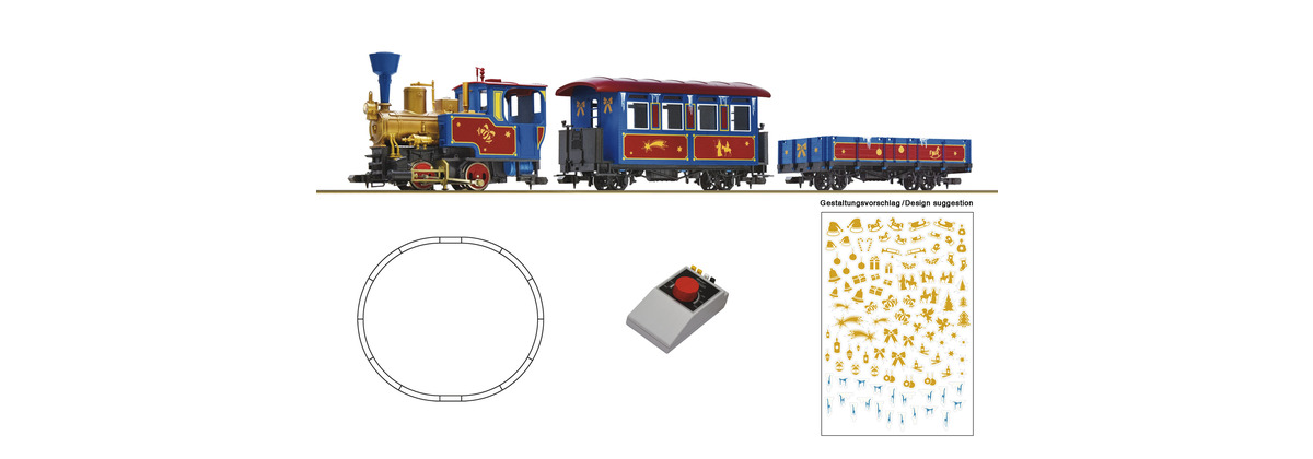 5100003 Roco Analog Set: Weihnachtszug Spur 0e SA