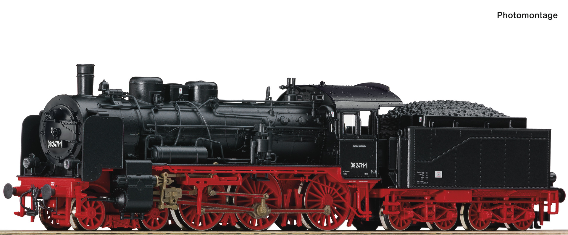 Roco 7190001 Dampflokomotive 38 2471-1, DR Ep.IV