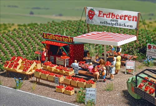 Busch 1073 H0 Erdbeerverkauf