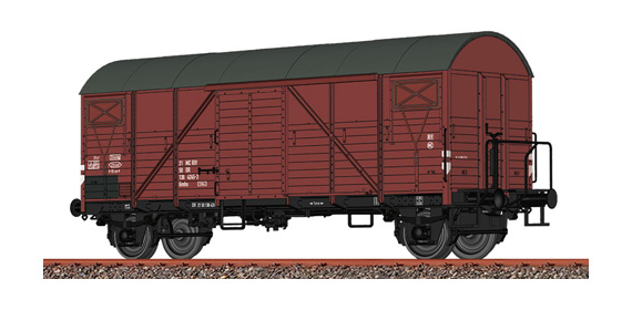 50725 Brawa H0 Gedeckter Güterwagen Glmrs [1364], DR, Ep. IV