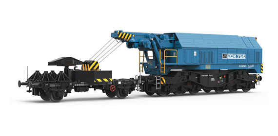 73037 Roco  Digitalkran EDK 750    (Bahndienst-Fahrzeuge)  SA