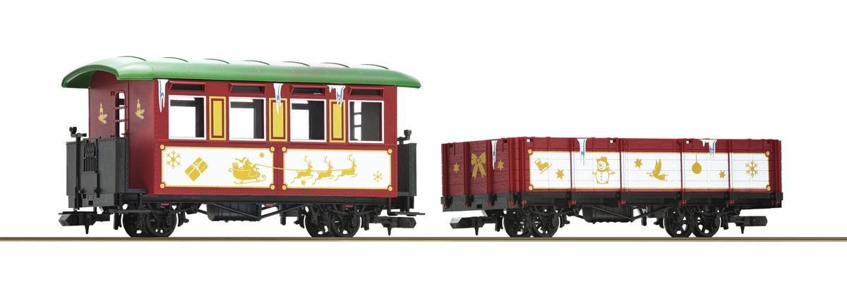 6230001 Roco 2-tlg. Set: Weihnachtswagons Spur 0e SA