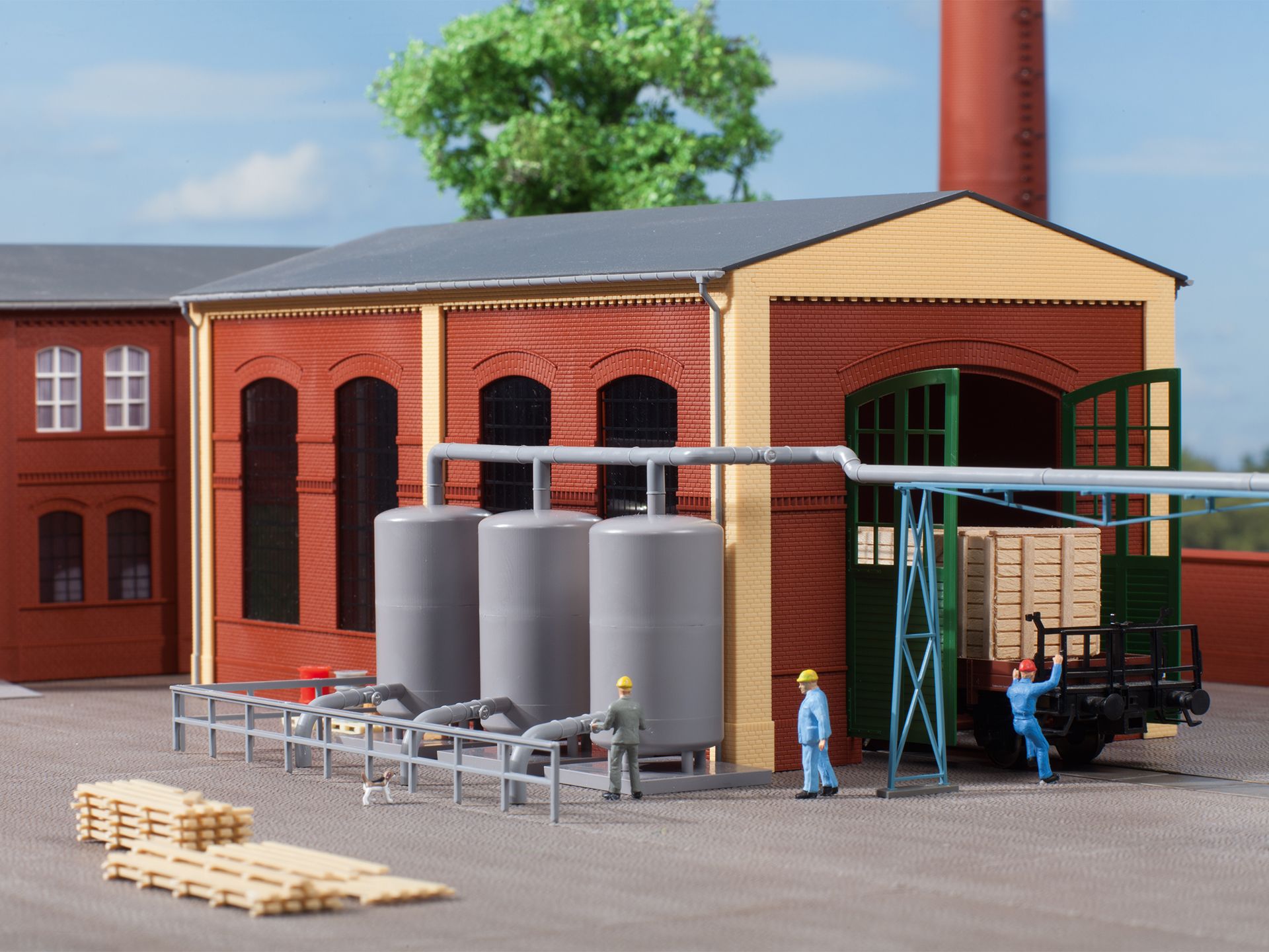 80111 Auhagen H0 Dampfspeicherkessel