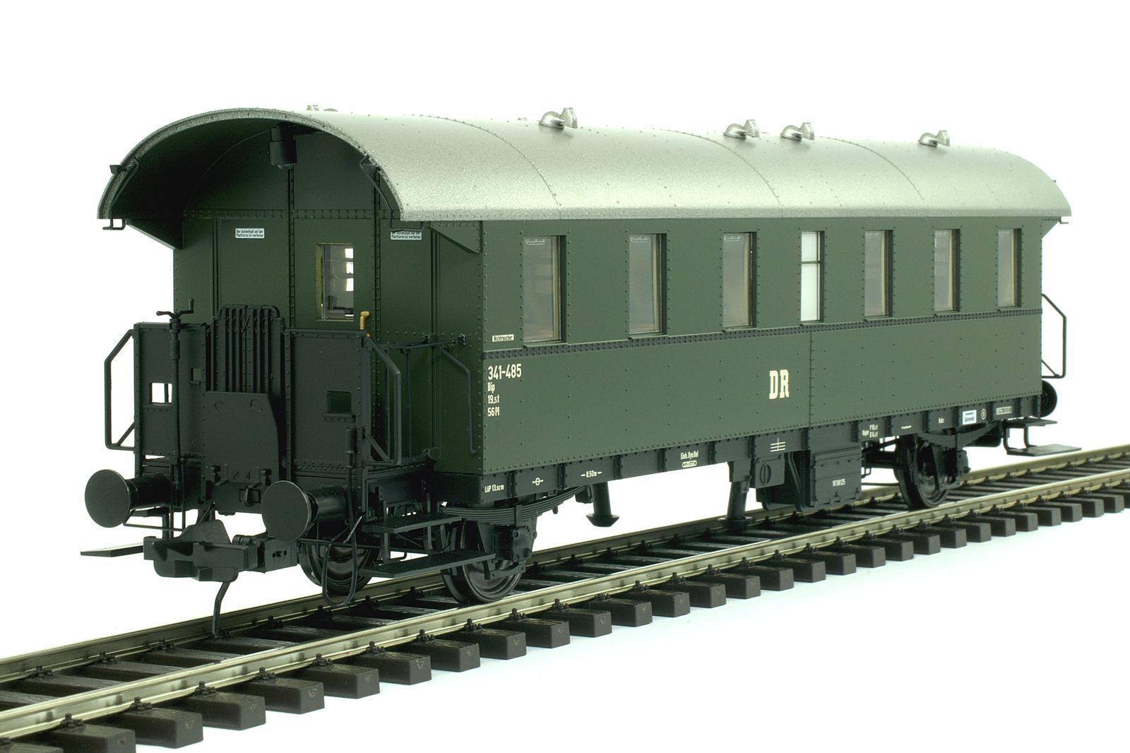 Lenz 41121-02 Donnerbüchse 2.Kl, DR, Ep.3, RAL 6007