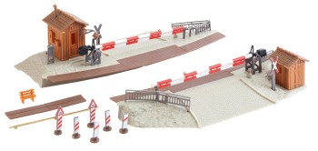 120172 Faller H0 Beschrankter Bahnübergang