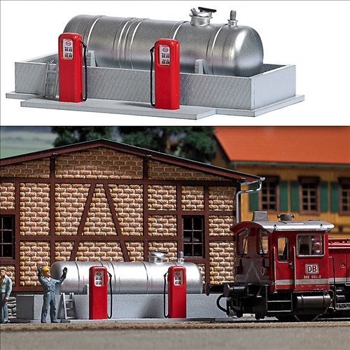 1158 Busch H0 Tankstelle für Bahnbetriebswerk