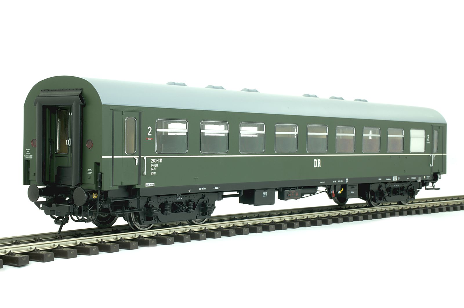 Lenz 41180-03 Reko-Wagen B4mgl, 2.Kl, DR, Ep.3