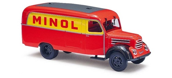 51813 Busch H0 Robur Garant K 30 Kastenwagen Minol