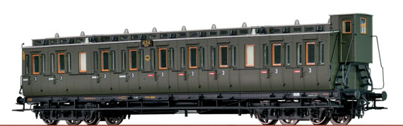 Brawa H0 45259 Abteilwagen C4 DRG Ep.II
