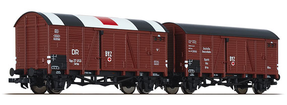 Liliput L230138 H0   2 teiliges Set Bauart Grhs    (gedeckte Güterwagen)