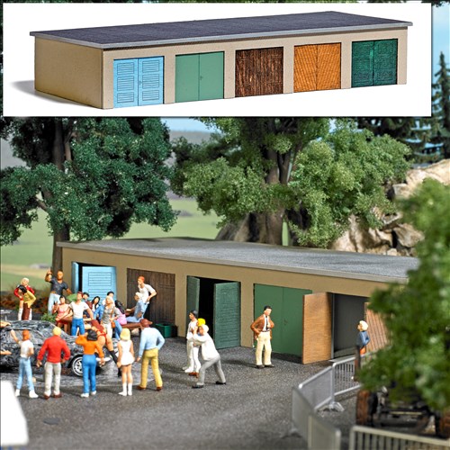 Busch 1648 H0 Garagenkomplex
