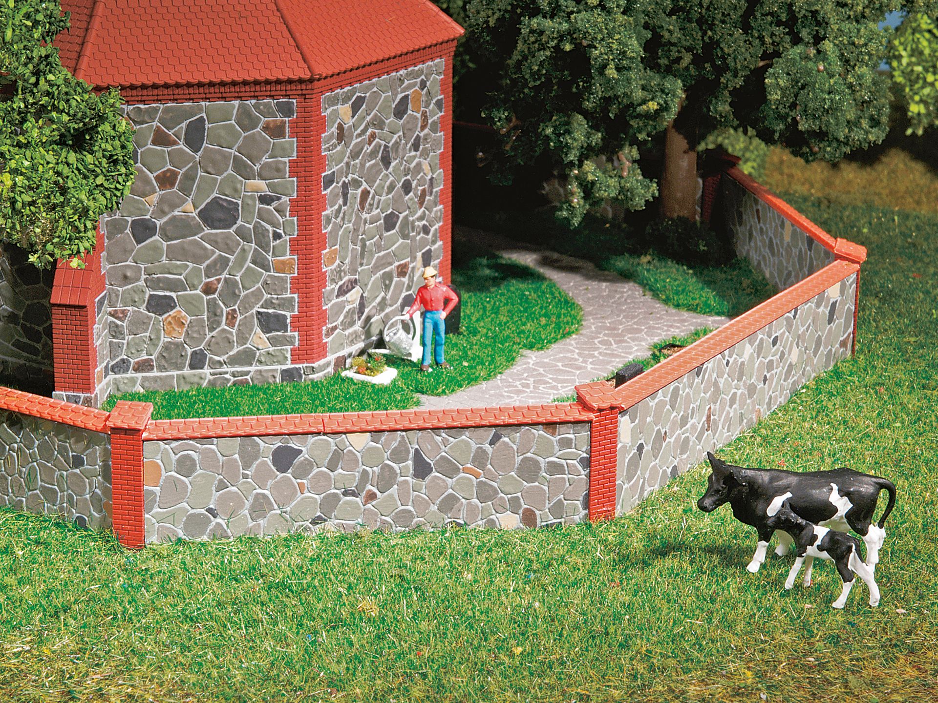 42651 Auhagen H0  Natursteinmauer SA