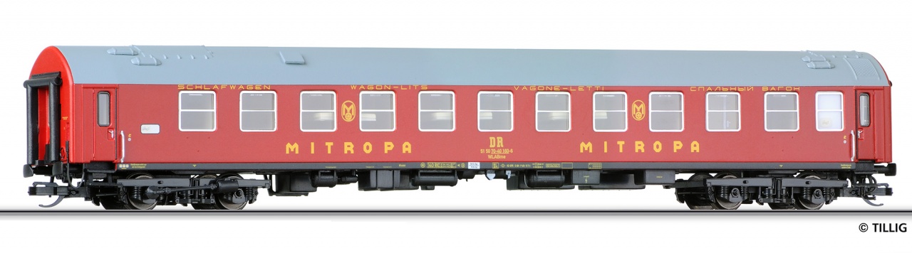 16720 Tillig TT Schlafwagen DR Ep.IV