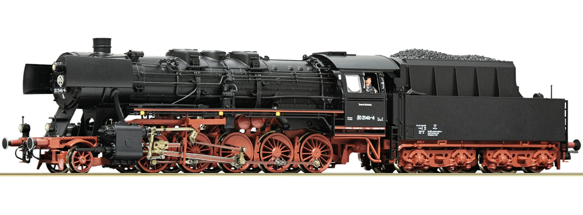 Roco 7110039 H0 Dampflok BR 50, DR, Ep. IV - DC-Sound
