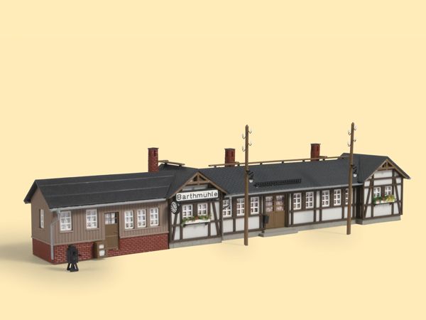 11418 Auhagen H0 Bahnhof Barthmühle