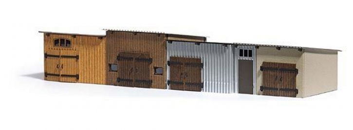 Busch H0 1454 Reihenschuppen SA