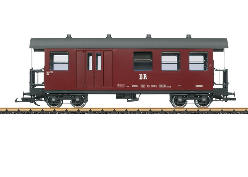 LGB 37712 Halbgepäckwagen DR Ep.IV