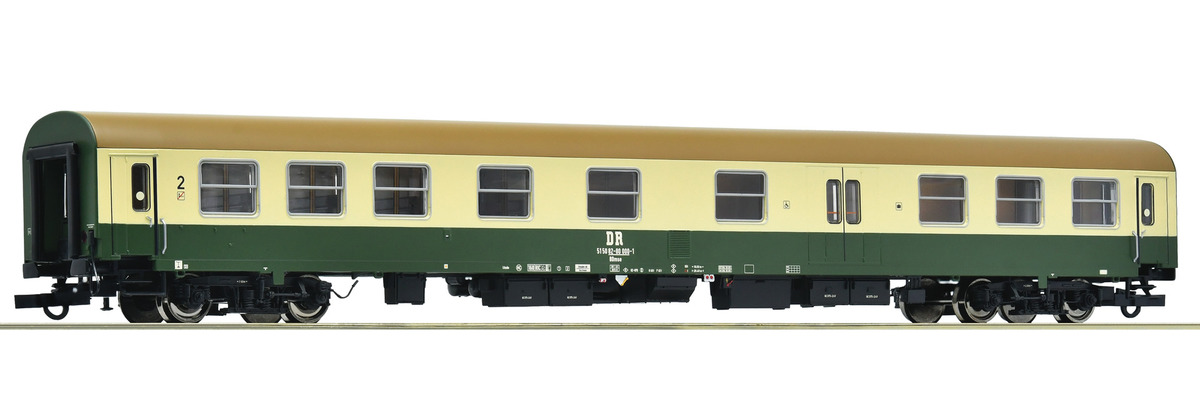 6200118 Roco H0 Schnellzugwagen 2. Klasse mit Gepäckabteil DR