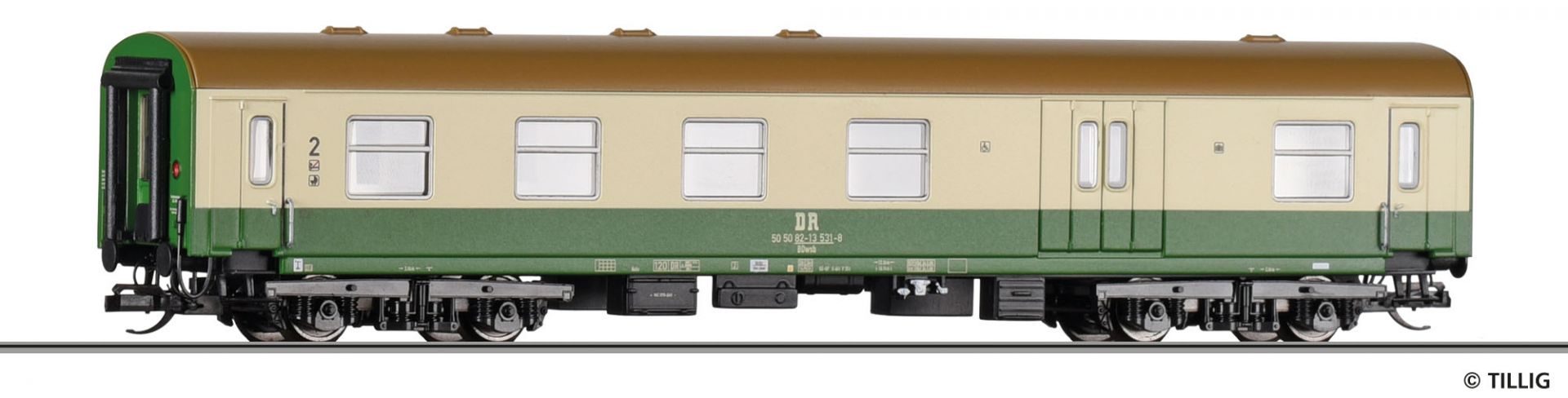 16613 Tillig TT Gepäckwagen DR Ep.IV